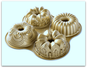 Nordic Ware Bundt Quartet Pan