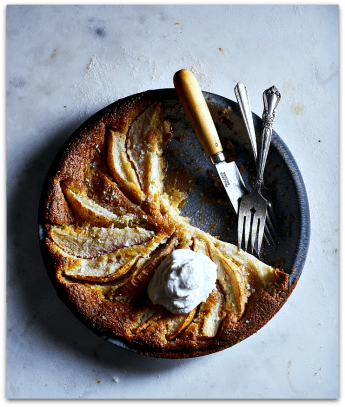 Pear Custard Honey Pie