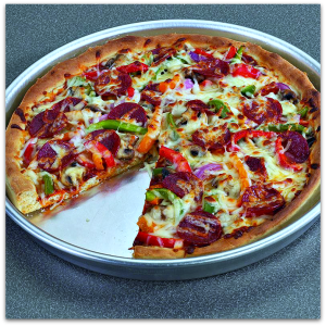 Deep dish pizza