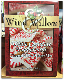 Wind & Willow white chocolate peppermint cheeseball & dessert mix